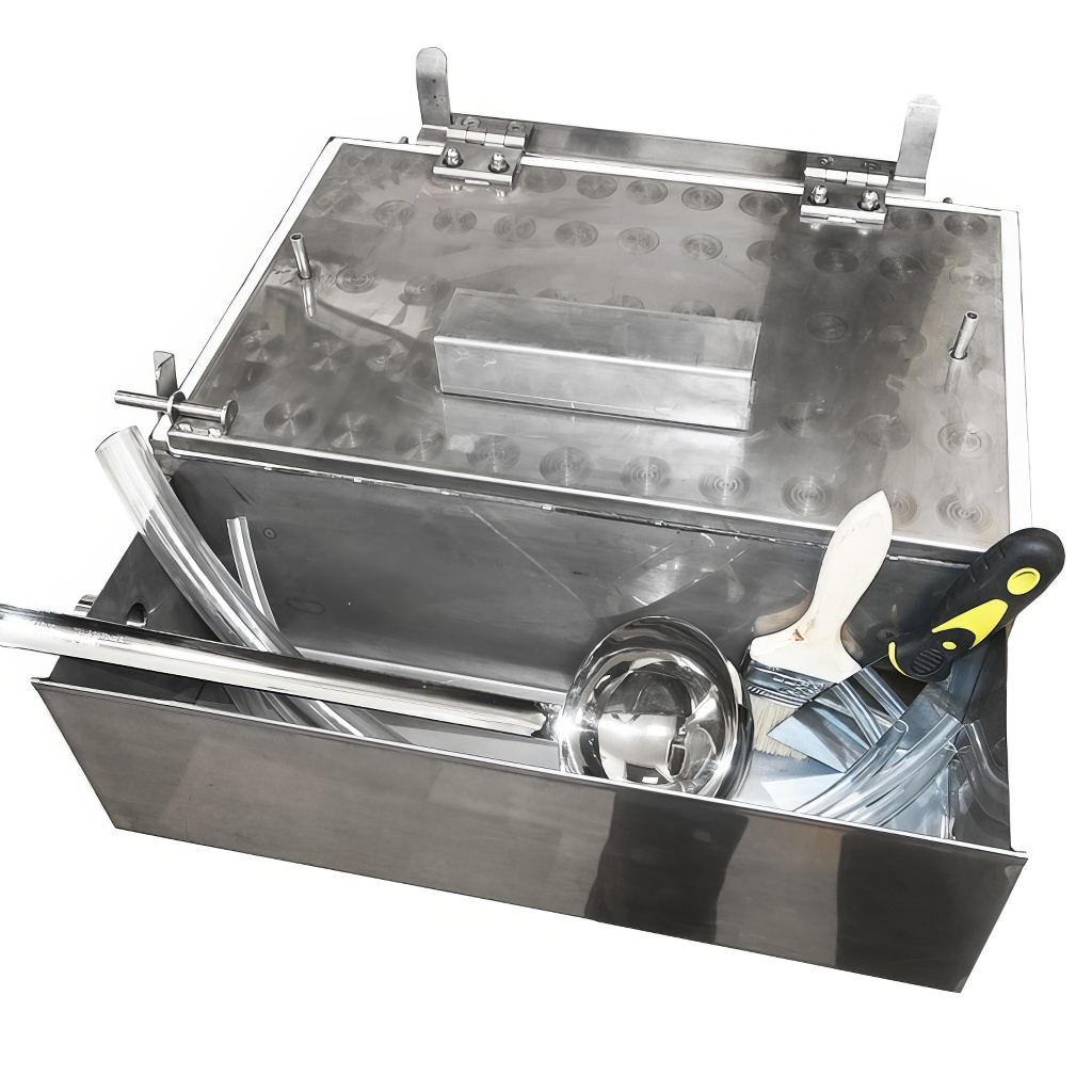 Stainless steel foundation mold with water cooling