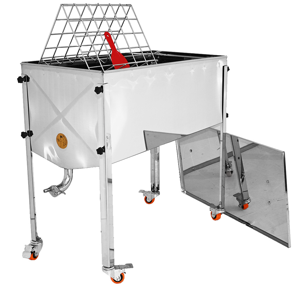 Uncapping table Mellarius MaxiLine with lid - 100 cm