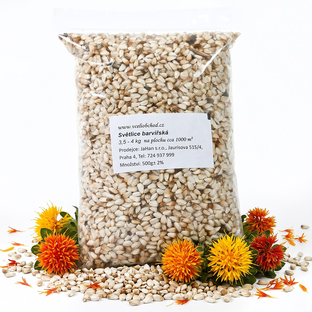 Safflower seeds (Carthamus tinctorius) - 0.5 kg