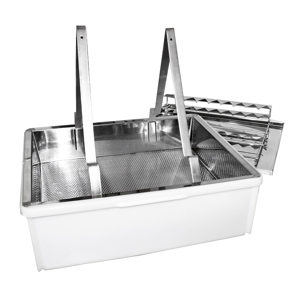 Uncapping tray ApiNord for 2 frames
