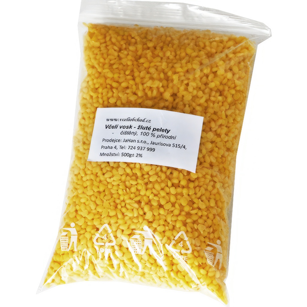 Beeswax - yellow pellets - 1000 g