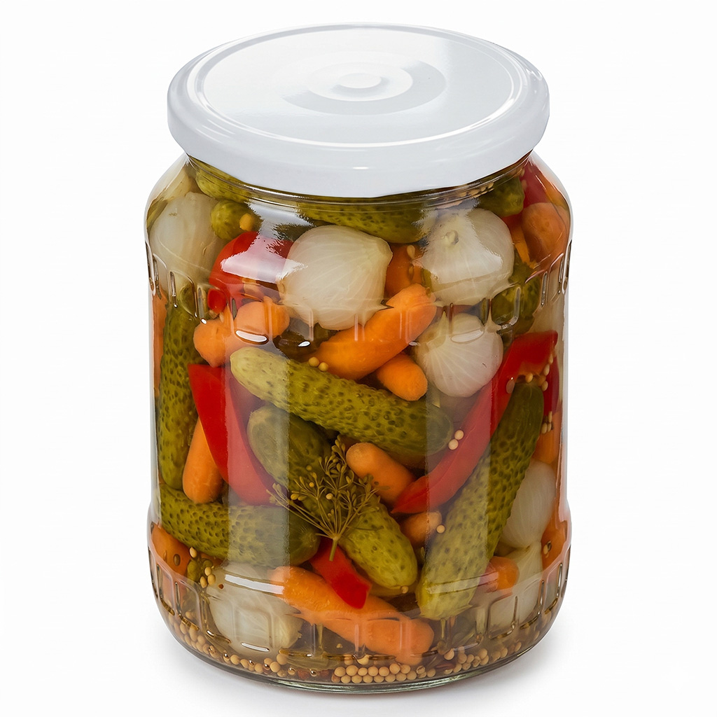 Twist-off lid for jar TO 82 - RBS - white - 700 pcs - full box