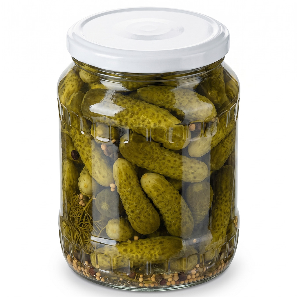Twist-off lid for jar TO 82 - RBS - white