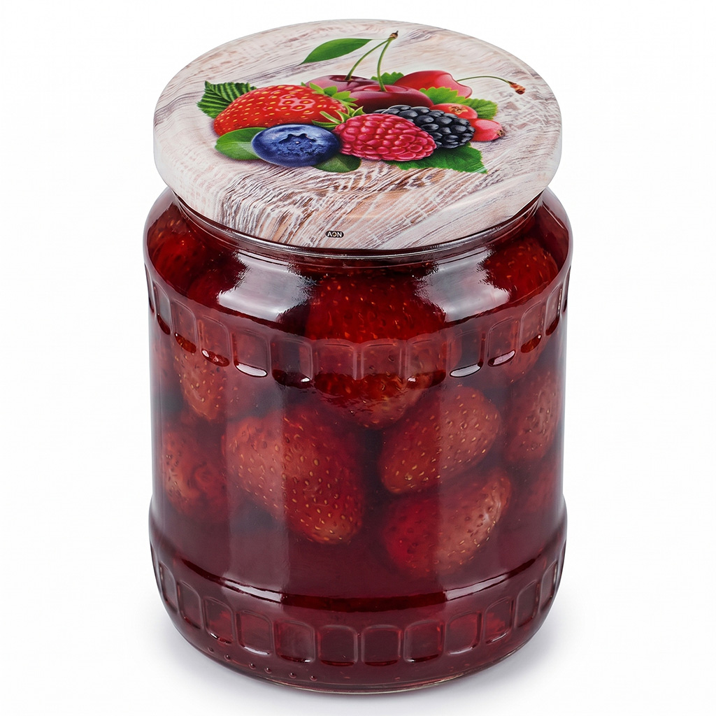 Twist-off canning lid for jar TO 82 - Ready to Steam - Fruit 6