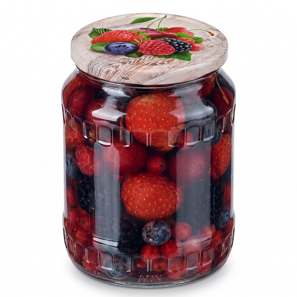 Twist-off canning lid for jar TO 82 - Ready to Steam - Fruit 6