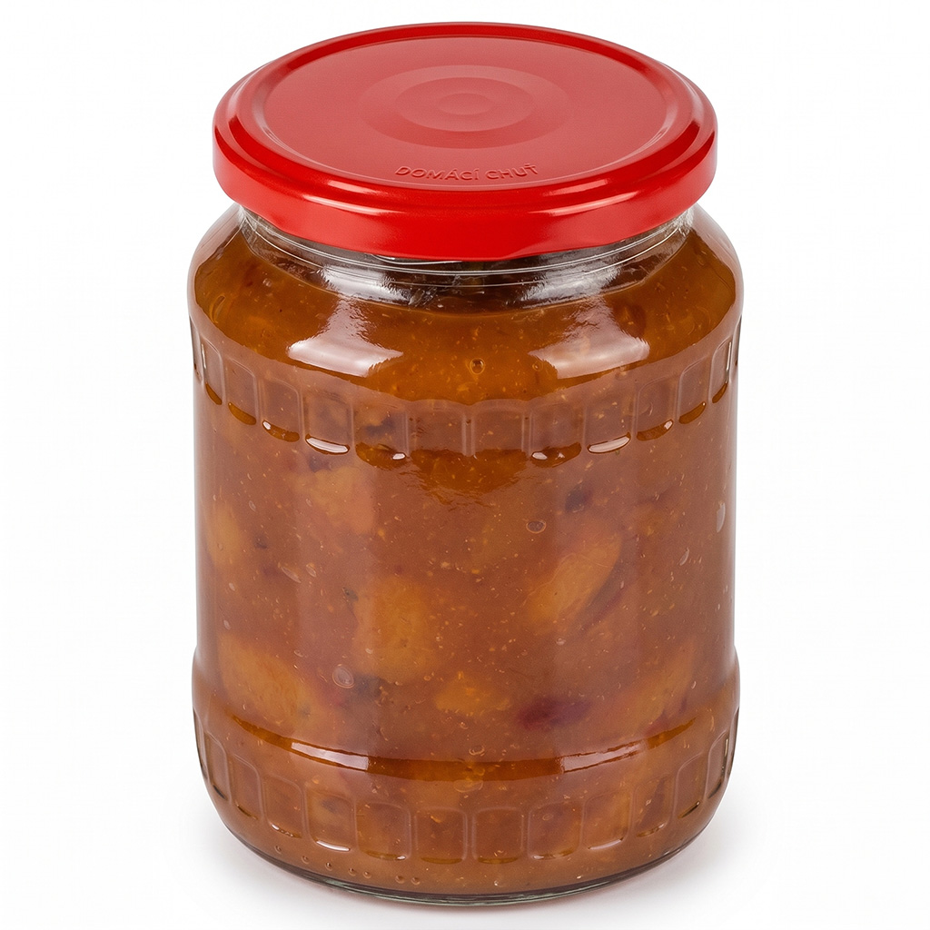 Twist-off lid for jar TO 82 - RBS - red