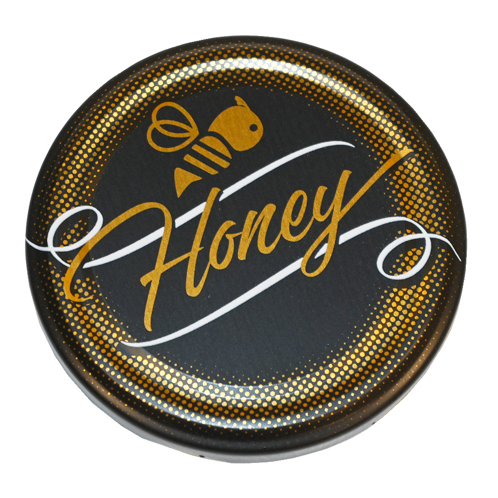 Lid TO 82 - Honey - black - matte - full box 700 pcs
