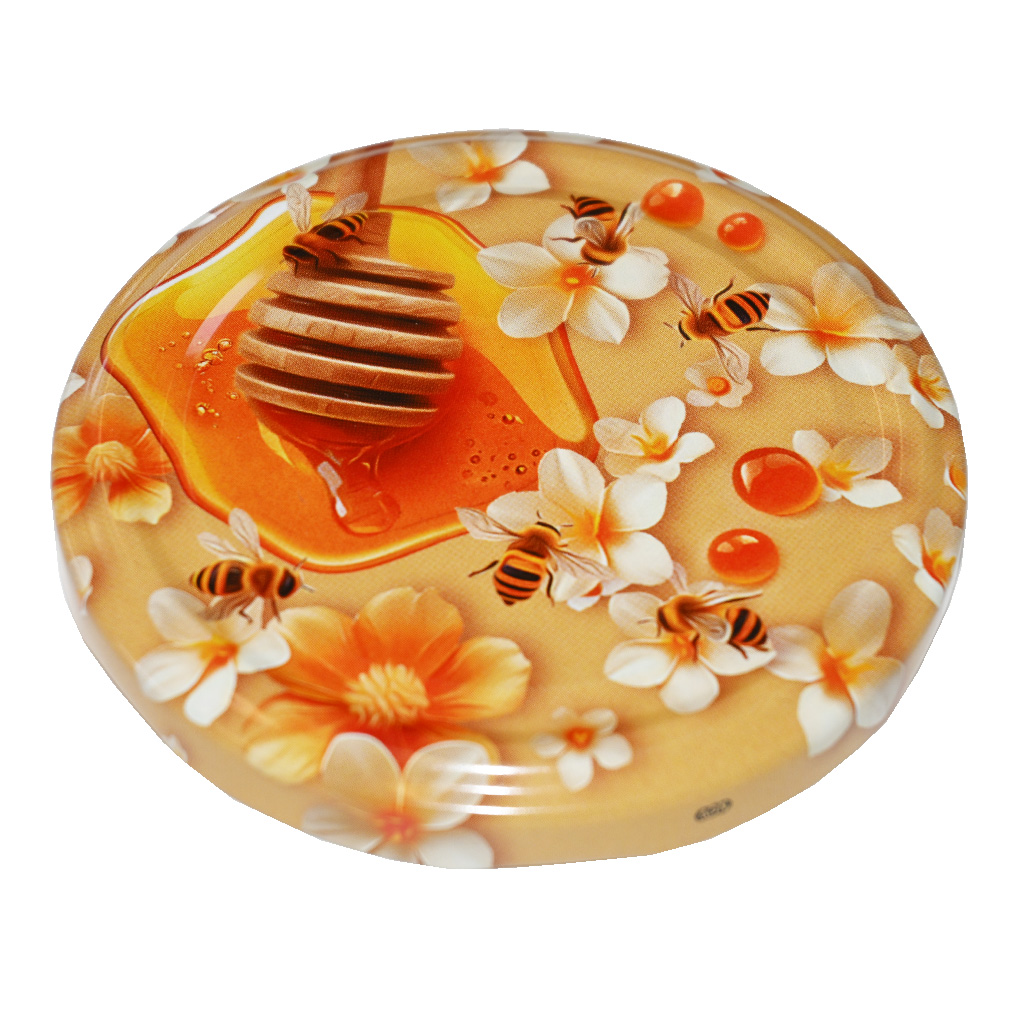 Lid for jar TO 82 - Flowers and lemon balm - HO16