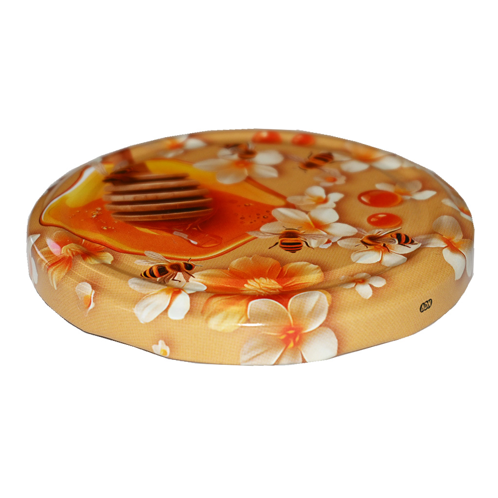 Lid for jar TO 82 - Flowers and lemon balm - HO16