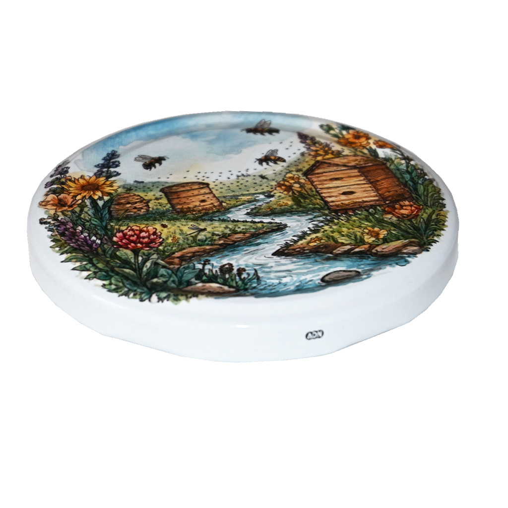 Twist-off lid for jar TO 82 - Hives by the Stream - HOJ2