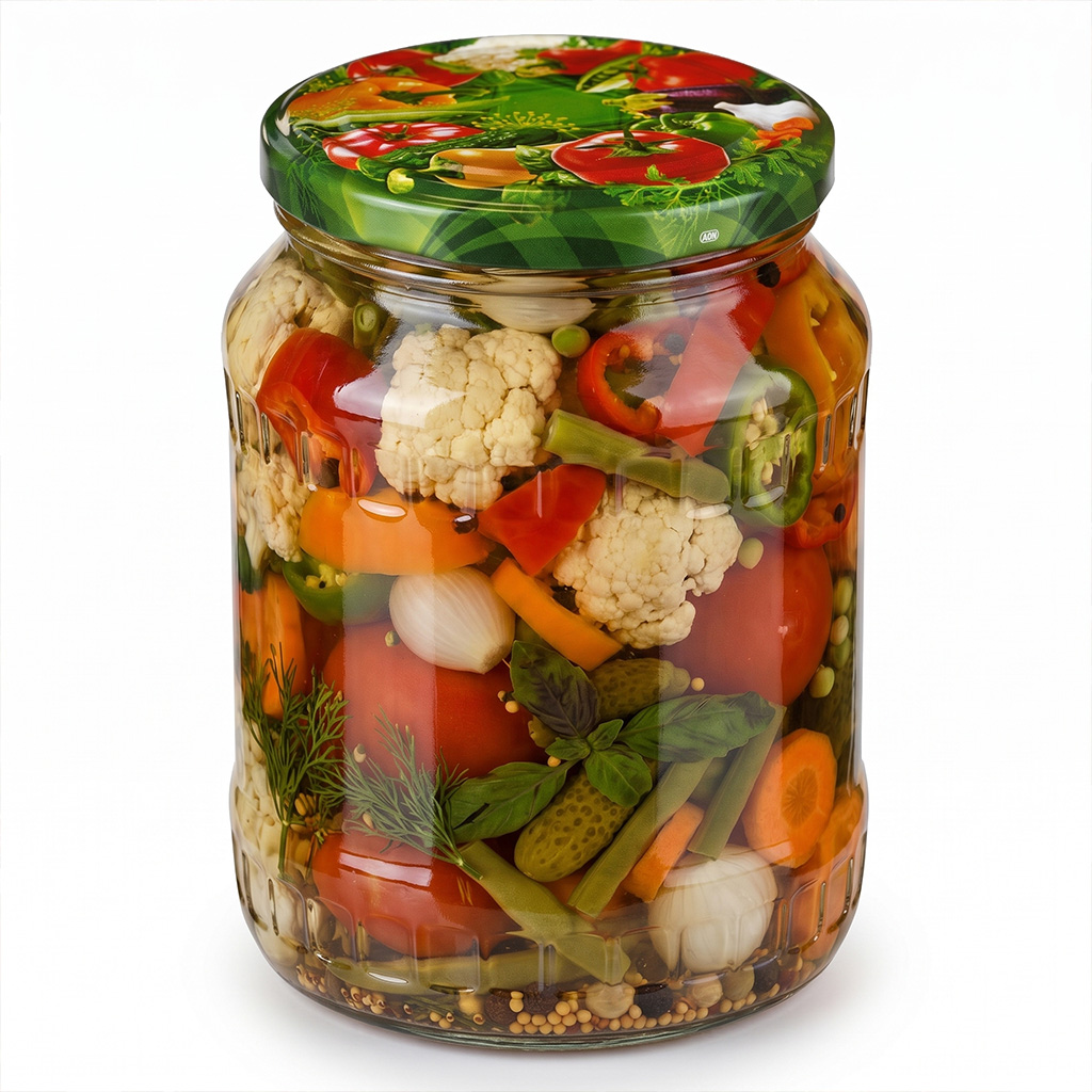 Twist-off canning lid for jar TO 82 - RTS - Vegetables 2