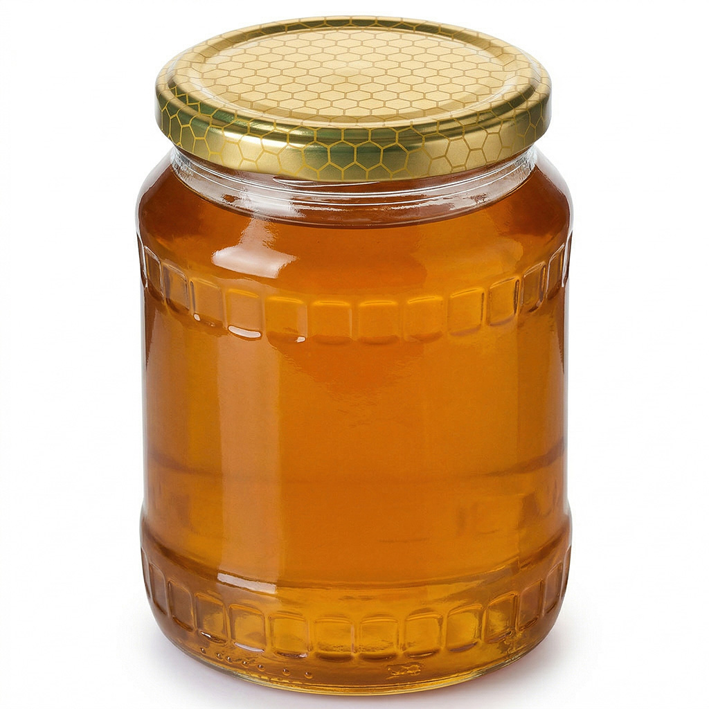 Lid - gold with honeycomb